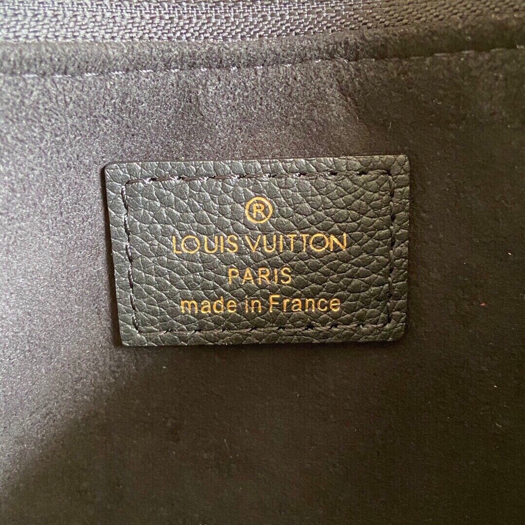 Original Copy Louis Vuitton M43775 Surene BB Monogram Coated Canvas and Grained Calf Leather