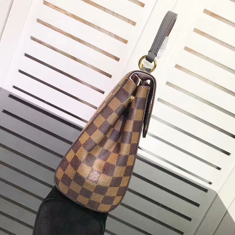Cheap Louis Vuitton N64417 Bond Street Damier Ebene and Taurillon Leather Magnolia