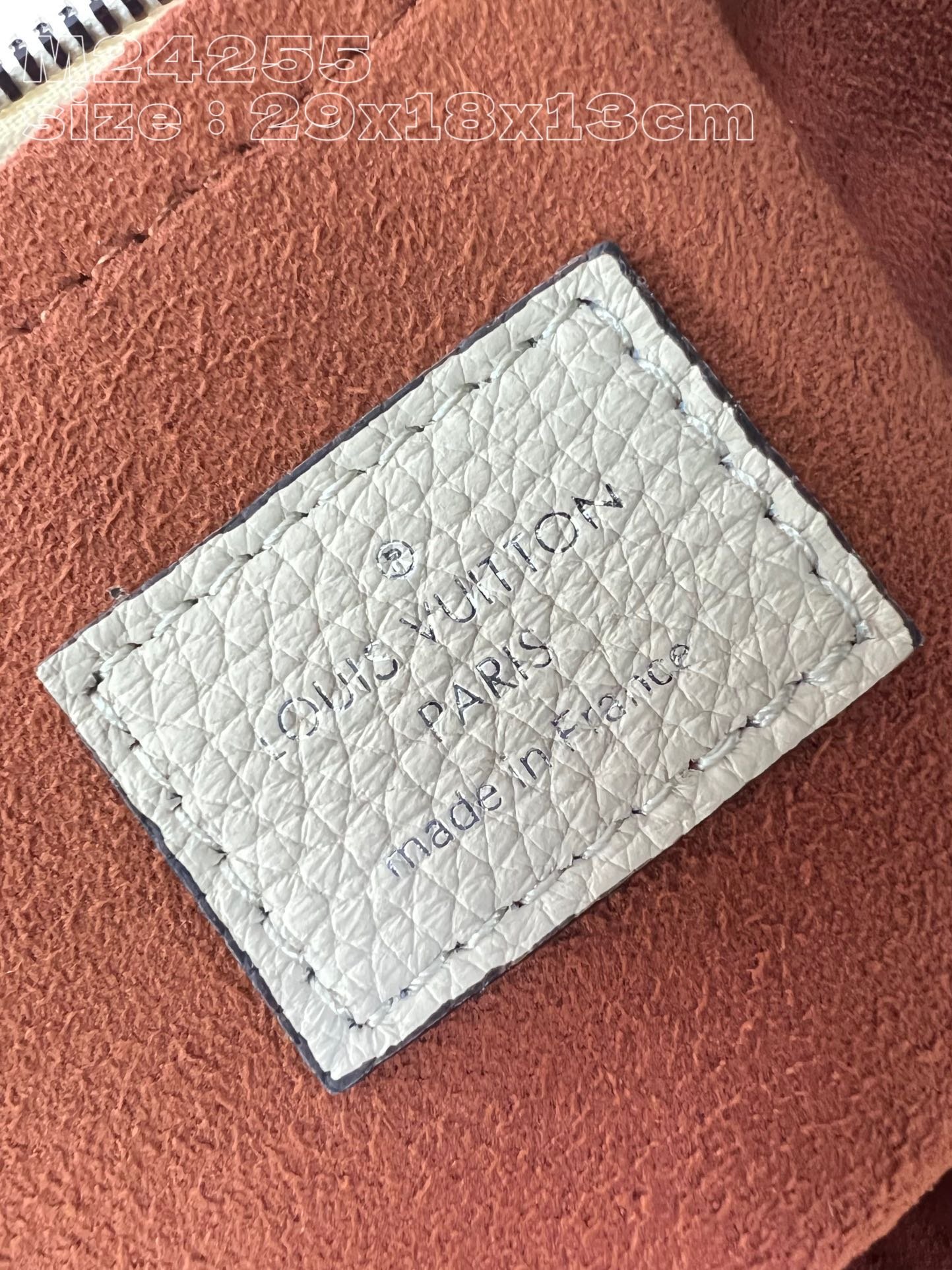 Louis Vuitton M24114 Hand It All PM Mahina Calfskin Creme Beige