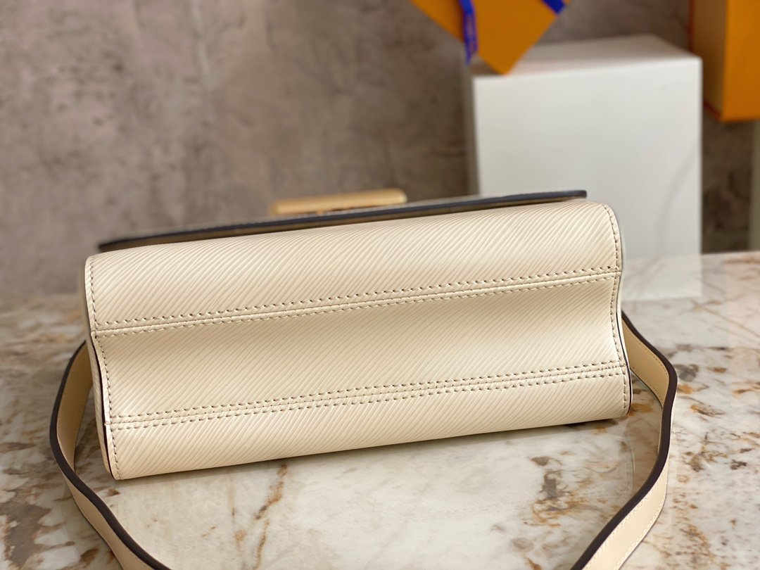 Louis Vuitton M21649 TWIST PM Epi Grained Leather Beige