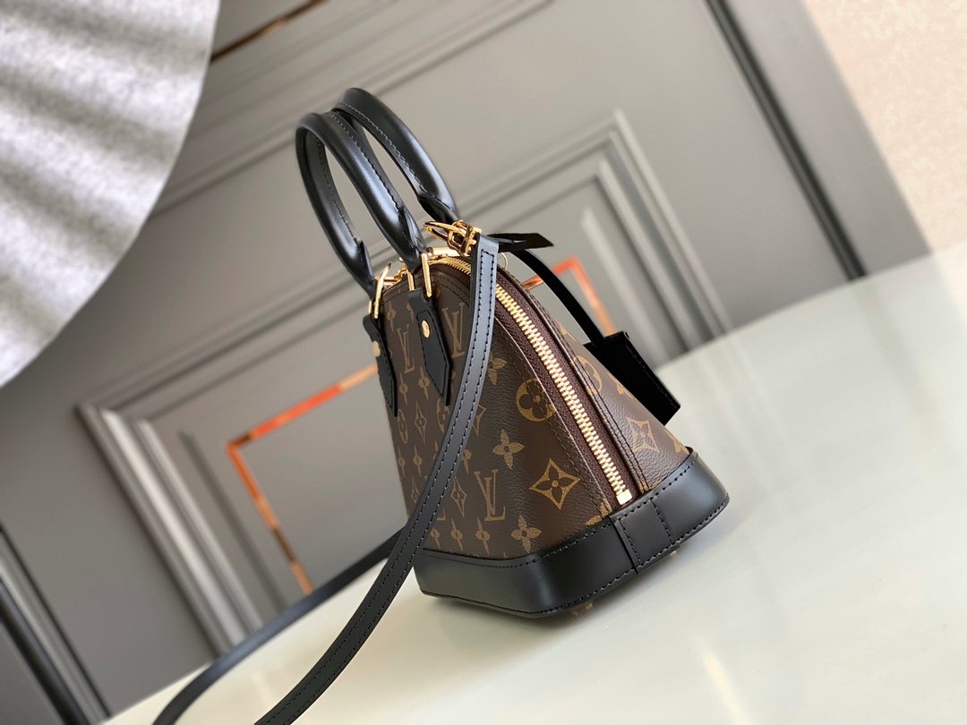 Louis Vuitton Alma BB Handbag Monogram Coated Canvas M53152