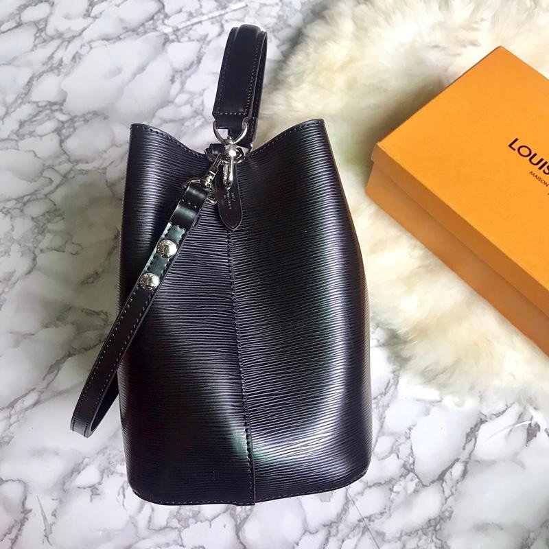 Louis Vuitton M54366 Neonoe Buckle Bag Black Epi Leather