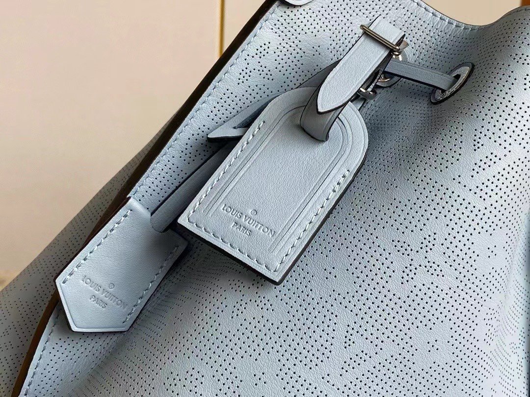 Louis Vuitton M21006 Muria Mahina Perforated Calfskin Leather Blue