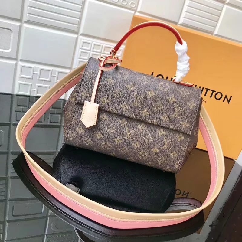 CheapLouis Vuitton M44267 Cluny BB Handbags Monogram Canvas VIEUX ROSE
