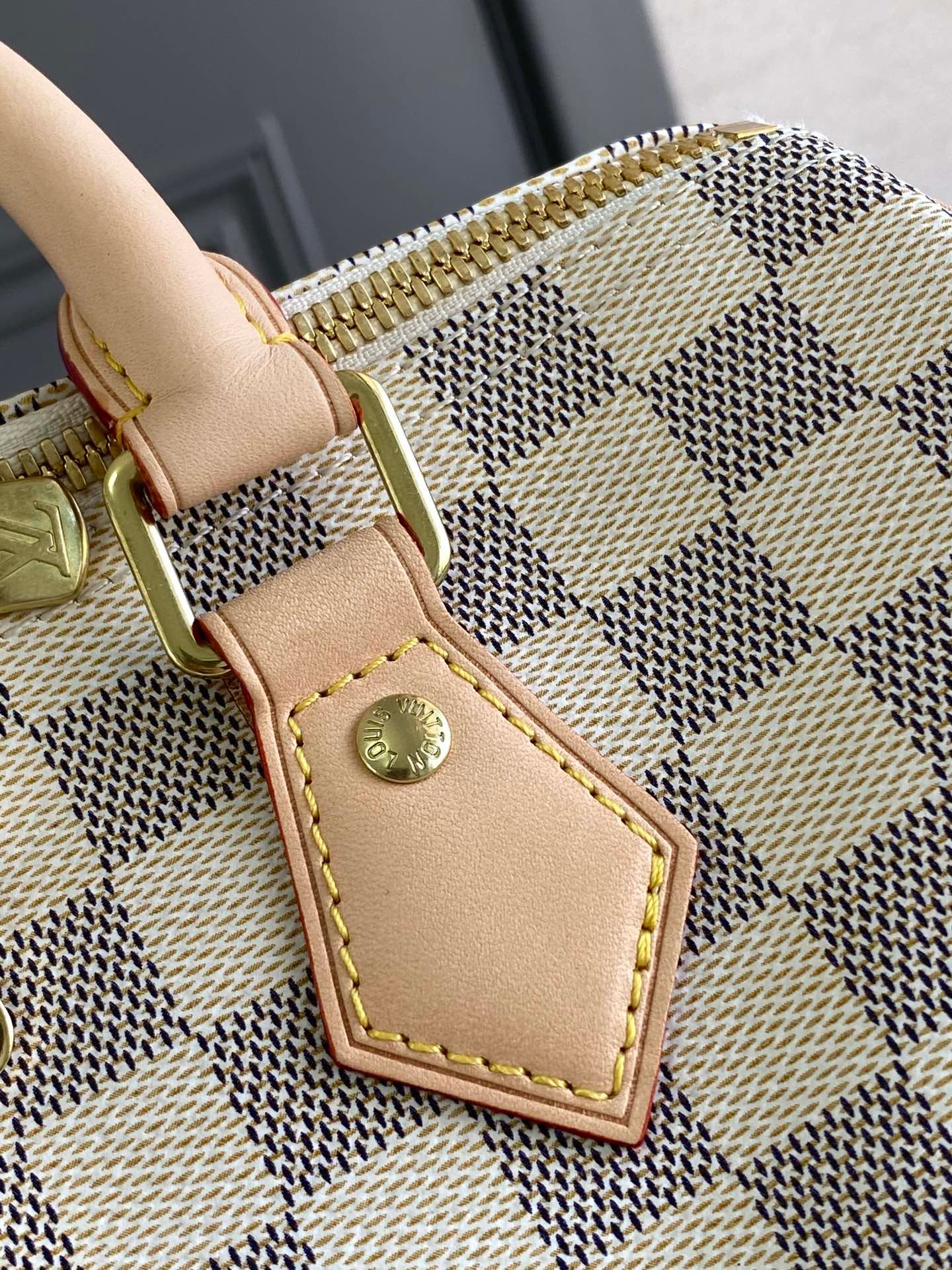 Louis Vuitton Bandouliere 25 Handbag in Fresh Damier Azur Canvas N41374