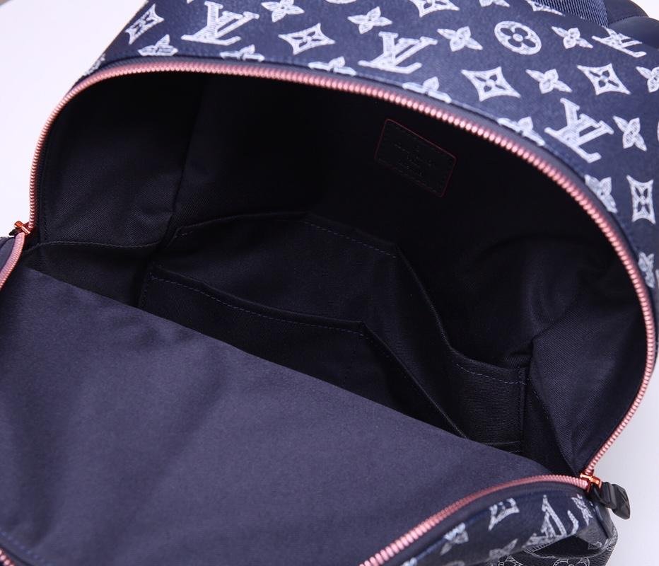 Louis Vuitton M43676 Apollo Men Backpack Monogram Eclipse Coated Canvas