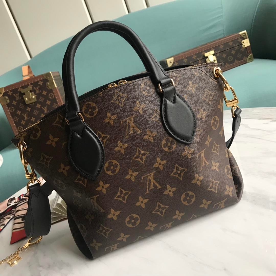Best Price Louis Vuitton M44351 Flower Zipped Tote BB Monogram Coated Canvas
