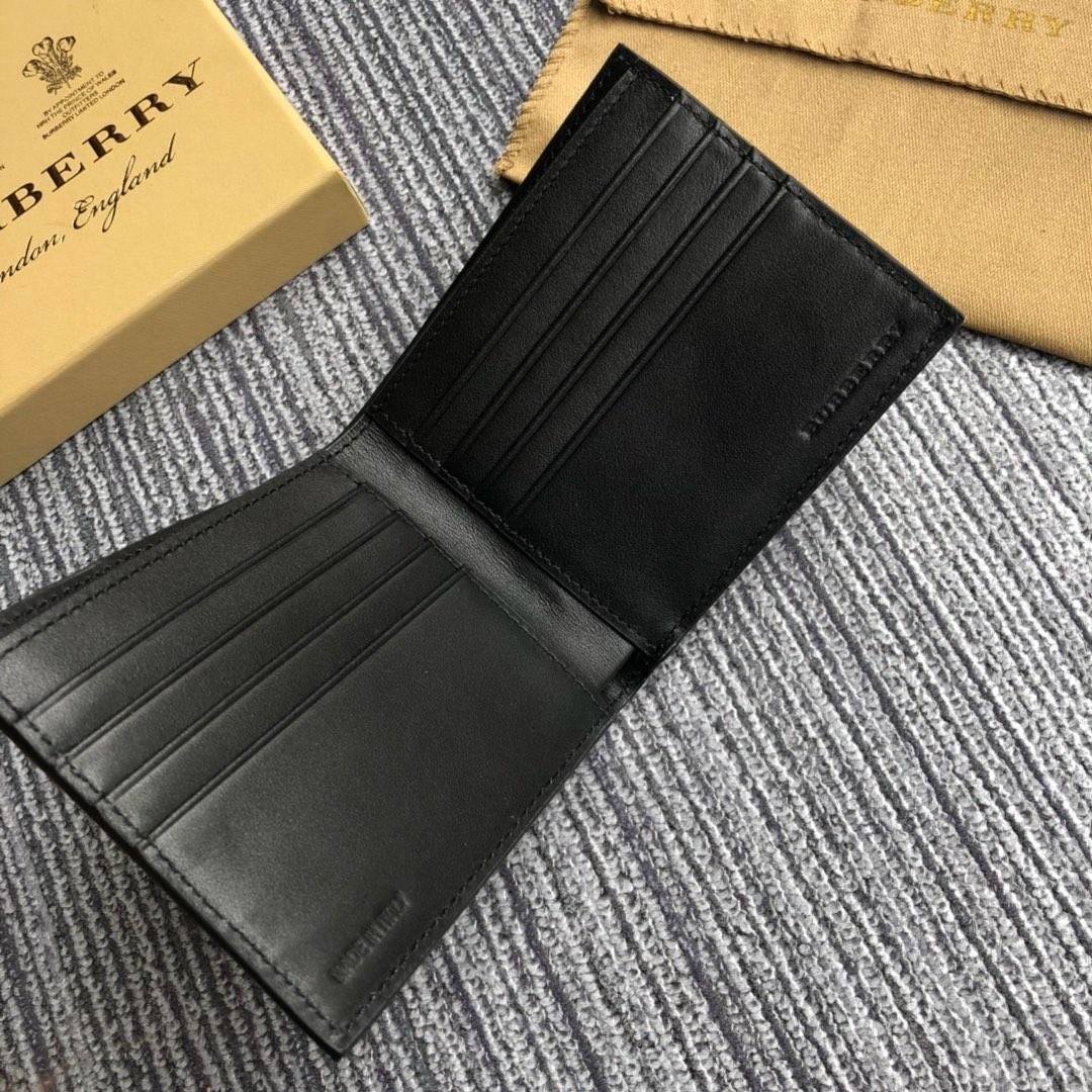 New Replcia Burberry Small Scale Check International Bifold Wallet