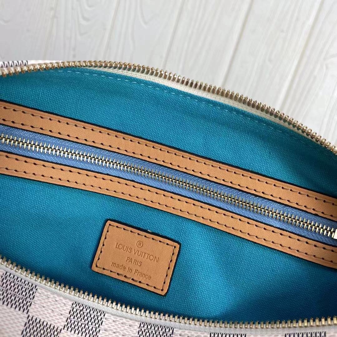 Good Price Louis Vuitton Speedy Bandouliere 30 Damier Azur Canvas Tote N50054 For Womens Replica