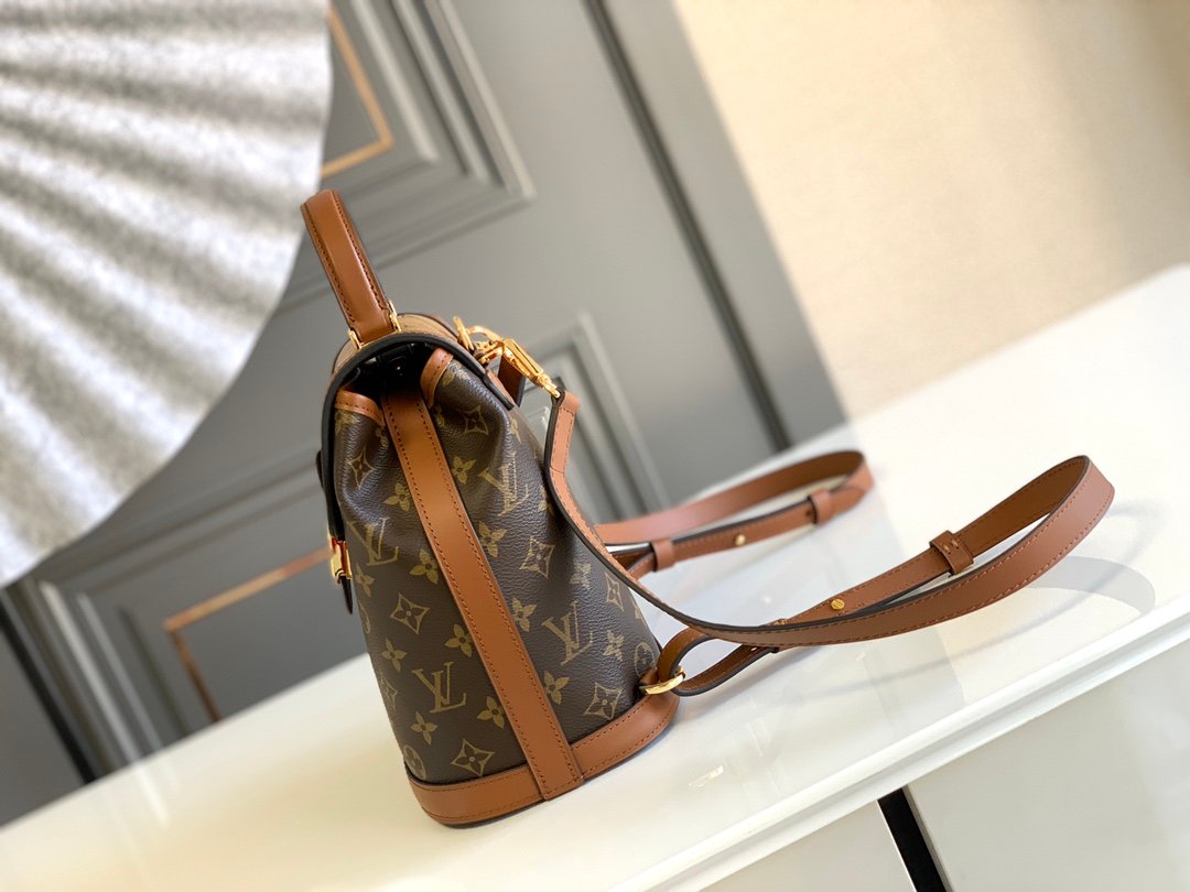 Louis Vuitton M45142 Dauphine Backpack PM Monogram Reverse