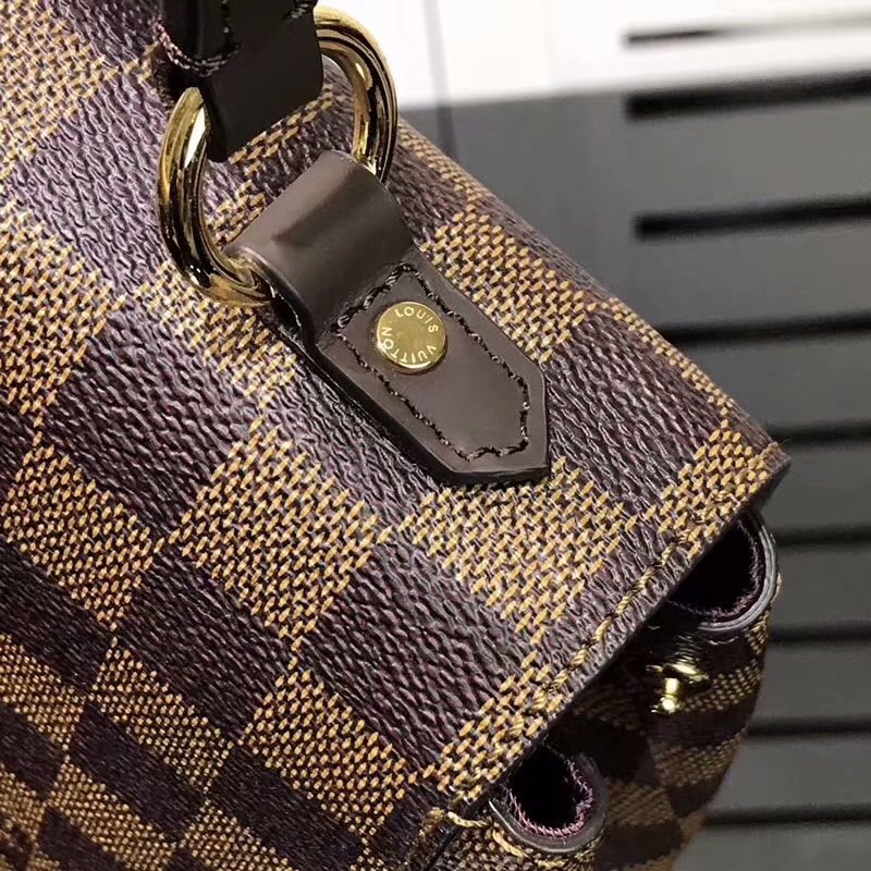 Cheap Louis Vuitton N64416 Bond Street Damier Ebene and Taurillon Leather Bordeaux