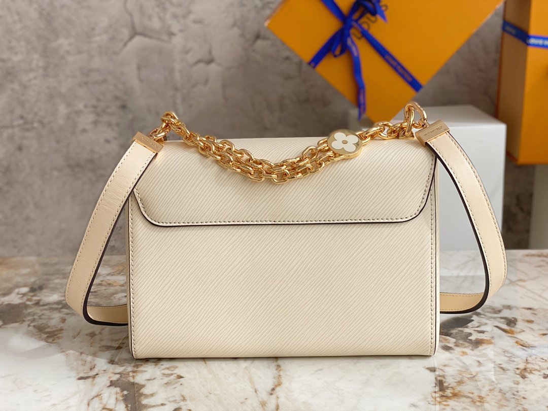 Louis Vuitton M21649 TWIST PM Epi Grained Leather Beige