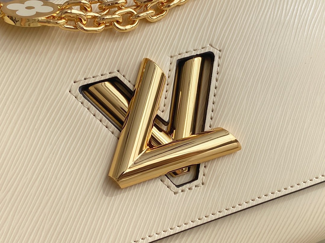 Louis Vuitton M21649 TWIST PM Epi Grained Leather Beige